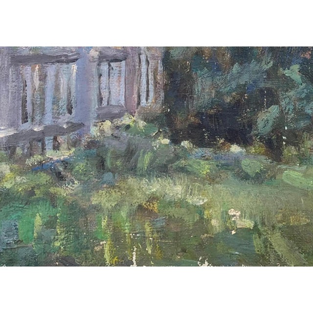 1970s Rural Landscape Painting Original Soviet Art Ukrainian Artist Sokolovsky G. 1970s For Sale - Image 5 of 6