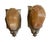 These are vintage Art Deco wall sconces likely made by Markel Lighting in the 1930s. The fixtures feature distinct Art...