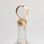 Antique French Louis XVI Gilded Crystal Decanter With Heart Stopper For Sale - Image 12 of 14