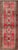 Red Vintage Turkish Oushak Medallion Runner in Soft Red, Lt. Blue, Cream 3'6 X 10' For Sale - Image 8 of 8