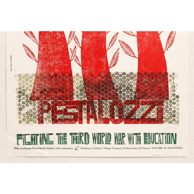 Mid-Century Modern 1994 British Vintage Poster, We Don't Just Feed Them, We Arm Them (The 100 Best Posters Collection) For Sale - Image 3 of 5