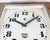 Vintage Industrial Square Wall Clock from Rodopa Chepelare, 1960s For Sale - Image 10 of 18