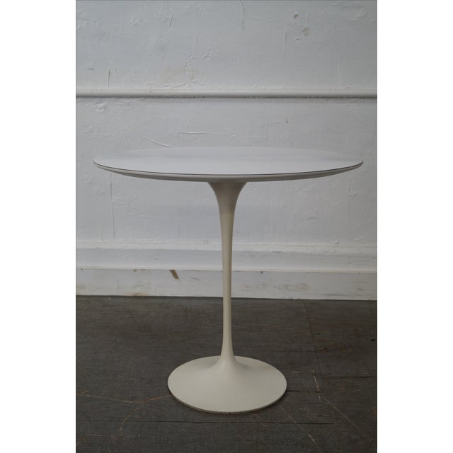 Knoll Early Eero Saarinen Oval Tulip Side Table | Chairish