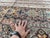 Afghan Gray Khorjin Hand-Knotted Wool Rug - 6'8" X 9'8" For Sale - Image 9 of 13