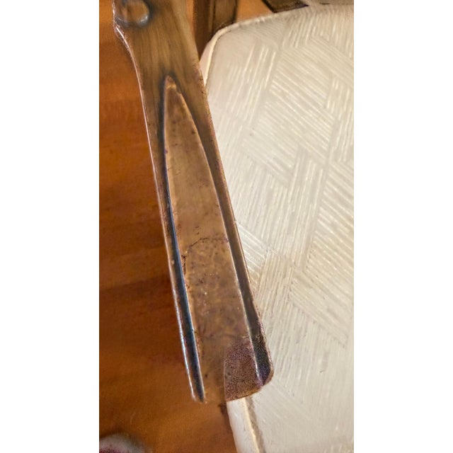 Late 20th Century Attributed to Mastercraft Burl Wood High-Back Dining Chairs, Set of 6 For Sale - Image 18 of 18