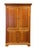 Stanley Furniture 1990s Stanley Furniture Entertainment Armoire - 80" Tall Oak Media Cabinet With Sliding Doors, Built-in Outlets & Tv Cutout, Excellent Condition For Sale - Image 4 of 8