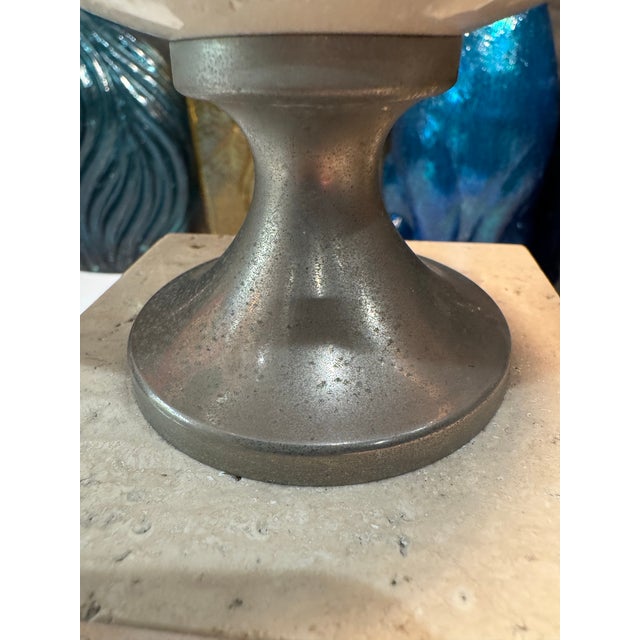 Vintage Philippe Barbier Sculptural Lamps - a Pair For Sale - Image 10 of 12