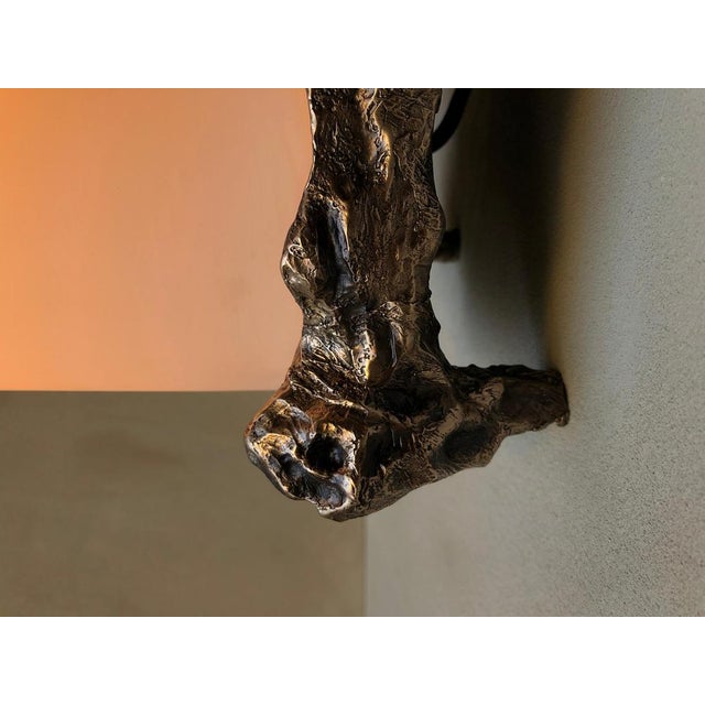 Black Nova Table Lamp in Patinated Cast Bronze by William Guillon For Sale - Image 8 of 18