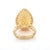 Contemporary 17.95ct Pear Cut Citrine Vintage Ring Size 7 in 14k Solid Gold For Sale In New York - Image 6 of 13