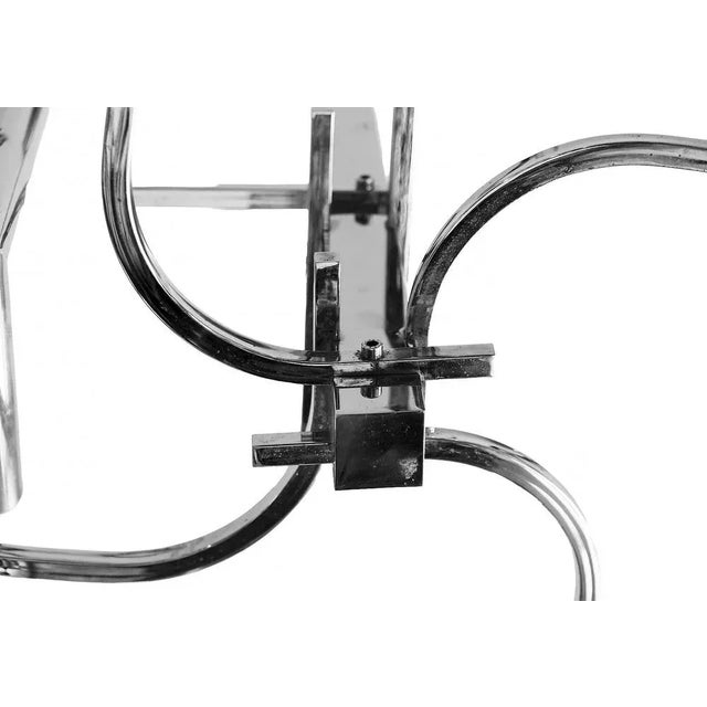 Mid-Century Italian Chandelier attributed to Gaetano Sciolari, 1970s For Sale - Image 6 of 7