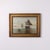 Marine painting depicting three sailing ships positioned off kronborg castle from around the 1890s. The painting is...