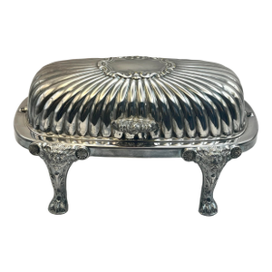 Early 20th Century F. B. Rogers Silverplate Butter Dish