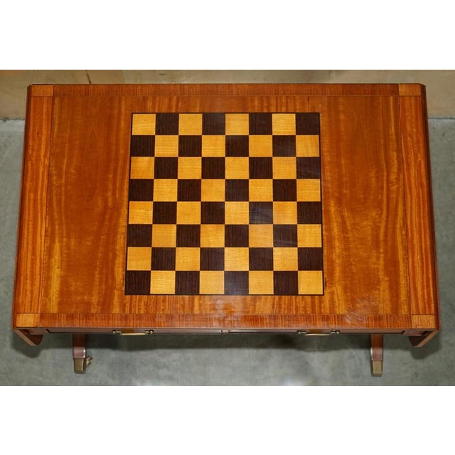 Extending Chessboard and Backgammon Table by William Tillman For Sale - Image 5 of 18