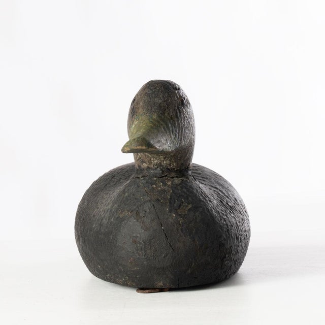 Farmhouse Rustic Signed Working Duck Decoy For Sale - Image 3 of 6