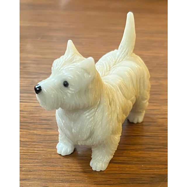 Carved Hardstone Dog Figure of a West Highland Terrier For Sale In New York - Image 6 of 18
