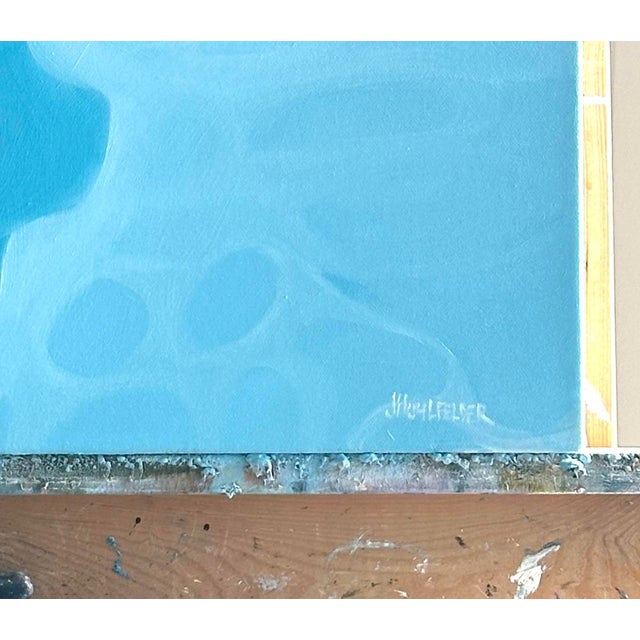 2020s "Cooling Down" Modern Oil Painting, by Jennifer Hohlfelder For Sale - Image 5 of 6