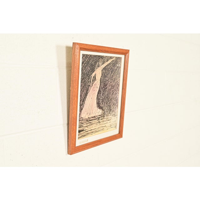 Original "Dancer" Framed Print by Rabindranath Tagore For Sale - Image 4 of 12