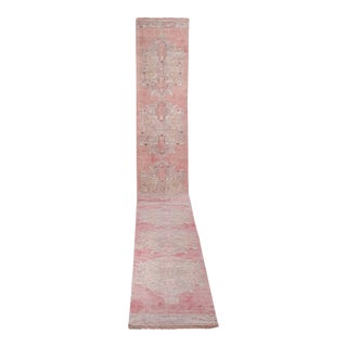 1960s Hand-Knotted Anatolian Karapinar Runner - Stair Carpet For Sale