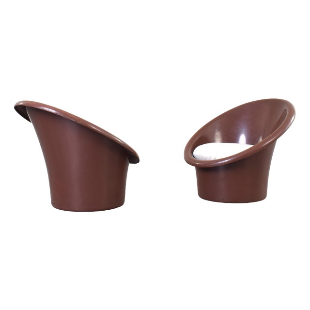 Skopa Lounge Chairs by Ole Gjerløv-Knudsen and Torben Lind for Ikea, 1970s, Set of 2 For Sale