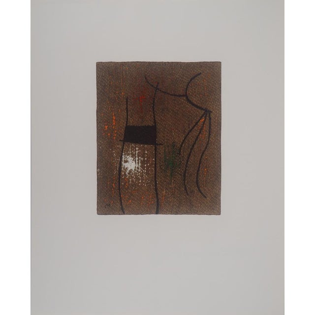 After Joan Miro, Abstract Woman, 1965, Lithograph For Sale - Image 4 of 5