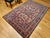 Vintage Persian Malayer Rug, Hand-Knotted Wool, Floral Pattern, 5x7, Ivory & Navy For Sale - Image 14 of 18