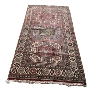 Vintage Handknotted Anatolian Runner Rug