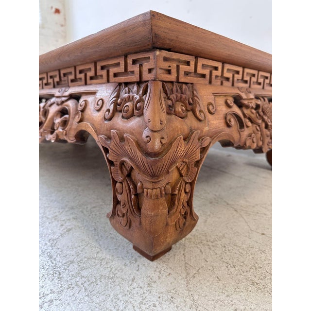 Antique Rectangular Ming Dynasty Style Elm Wood Coffee Table For Sale - Image 14 of 16