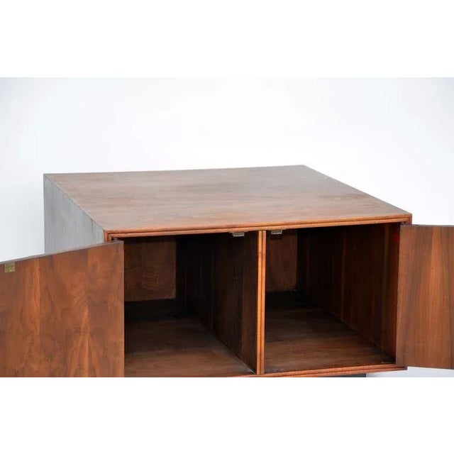 Carved Walnut Cabinet by Brown Saltman For Sale - Image 4 of 10