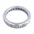 Platinum Diamond Eternity Band Ring Size 7 For Sale - Image 4 of 6