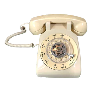 Vintage Beige At&t Rotary Phone