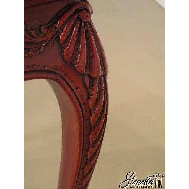 Irish Georgian Style Finely Carved Mahogany Tea Table For Sale In Philadelphia - Image 6 of 10