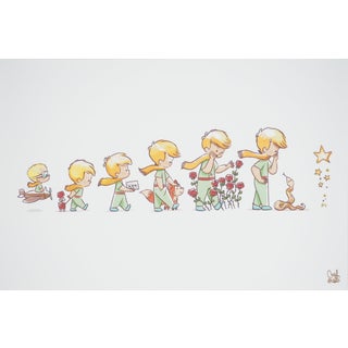 Antoine De Saint-Exupery, Les aventures du Petit Prince, Lithograph For Sale