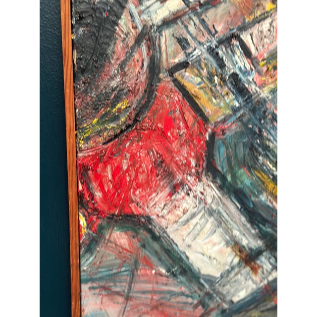 Modern Bengt Fredriksson, Composition, 1960s, Oil on Canvas For Sale - Image 3 of 18