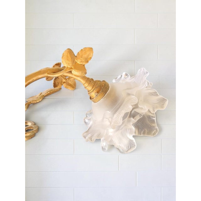 Louis XVI Patinated Gilt Bronze Chandelier, 1890s For Sale - Image 5 of 10