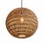 Contemporary Braided Banana Leaf Globe Coastal Pendant Light Medium For Sale - Image 3 of 8