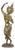 Large Brass Sculpture of Mayadevi, 1950s For Sale