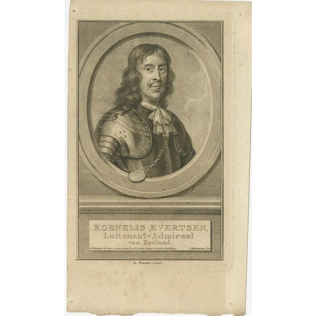 Dutch Admirals, 1774, Paper, Set of 3 For Sale - Image 3 of 6