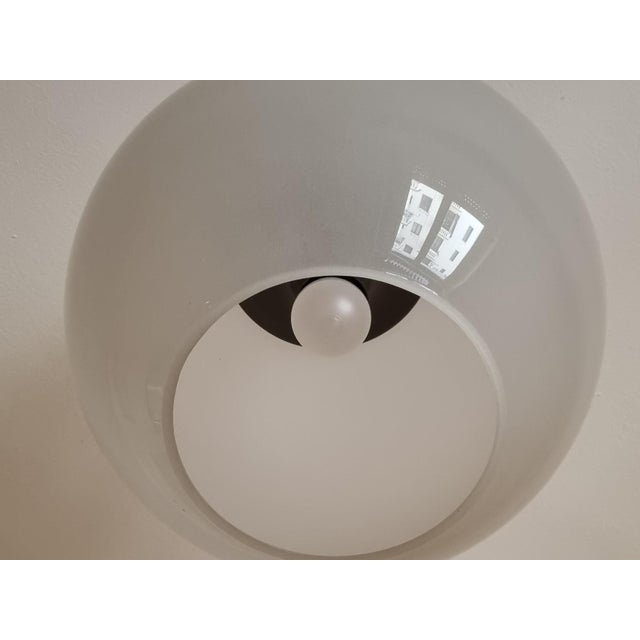 White LS 10 Pendant Lamp by L. Caccia Dominioni for Azucena, 1969 For Sale - Image 8 of 15
