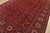 Tribal Turkmen Rug 10’1” X 12’6” Red Wool Vintage Tribal Hand-Knoted Carpet For Sale - Image 3 of 14