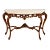 Italian Rococo Style Marble Top Console Table For Sale