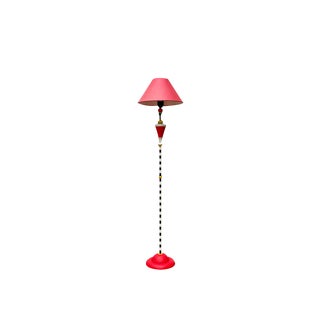 Vintage French Floor Lamp from Olivier Villatte, 1980s For Sale