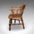 Brown Pair of Antique Country House Captain's Chairs, English, Smoker's Bow, Victorian For Sale - Image 8 of 12