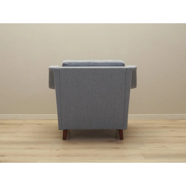 1960s Danish Grey Armchair, 1960s For Sale - Image 5 of 16