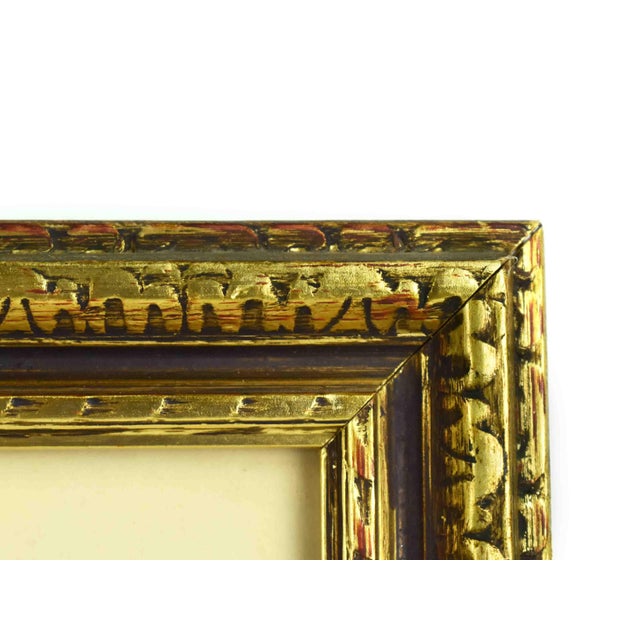 Mid 20th Century Hand Colored "View of the Quays From the Pont Royal" Framed Print After Rouargue For Sale - Image 10 of 12