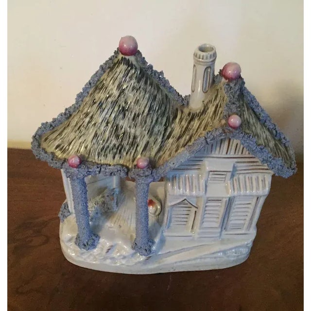 19th Century Early 19th Century English Staffordshire Pearlware Pottery Sheep Barn & Cottage For Sale - Image 5 of 11