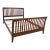 Vintage Ethan Allen American Impressions Queen Sleigh Bed Mission Arts Crafts Headboard For Sale