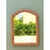 Brown Vintage Arched Rattan Wall Mirror For Sale - Image 8 of 15
