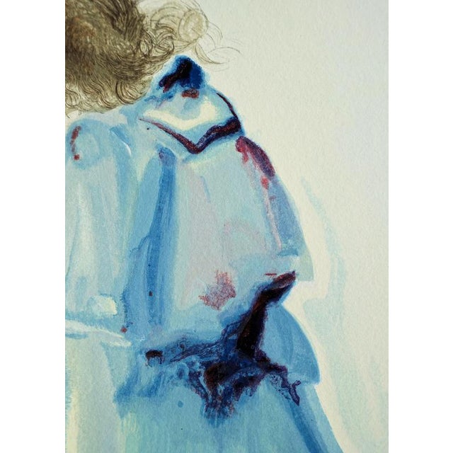 Salvador Dali, The Angel, Woodcut For Sale - Image 6 of 7