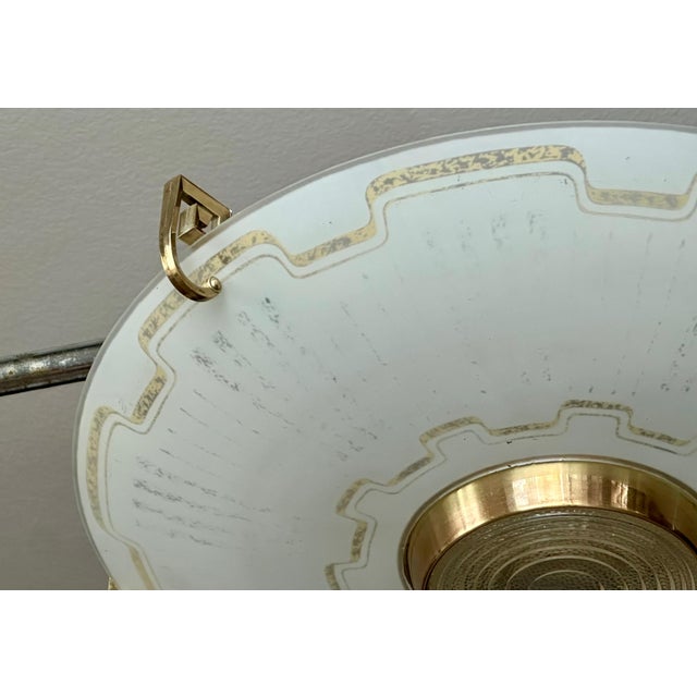 Large Mid-Century Lightolier Pacemaker Flush Mount For Sale - Image 14 of 18