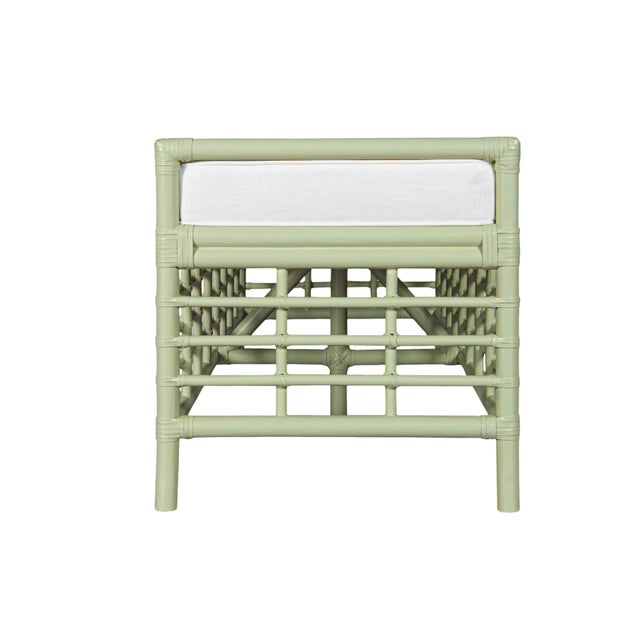Luna Bench - Celery Green For Sale In West Palm - Image 6 of 7